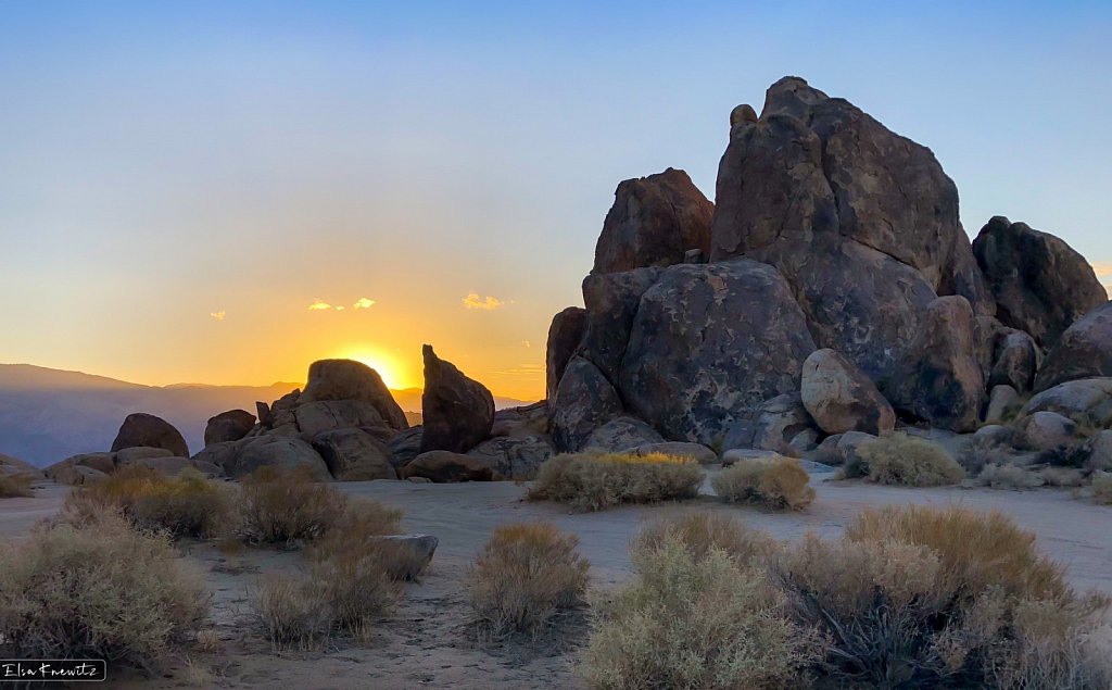 The Alabama Hills in CA