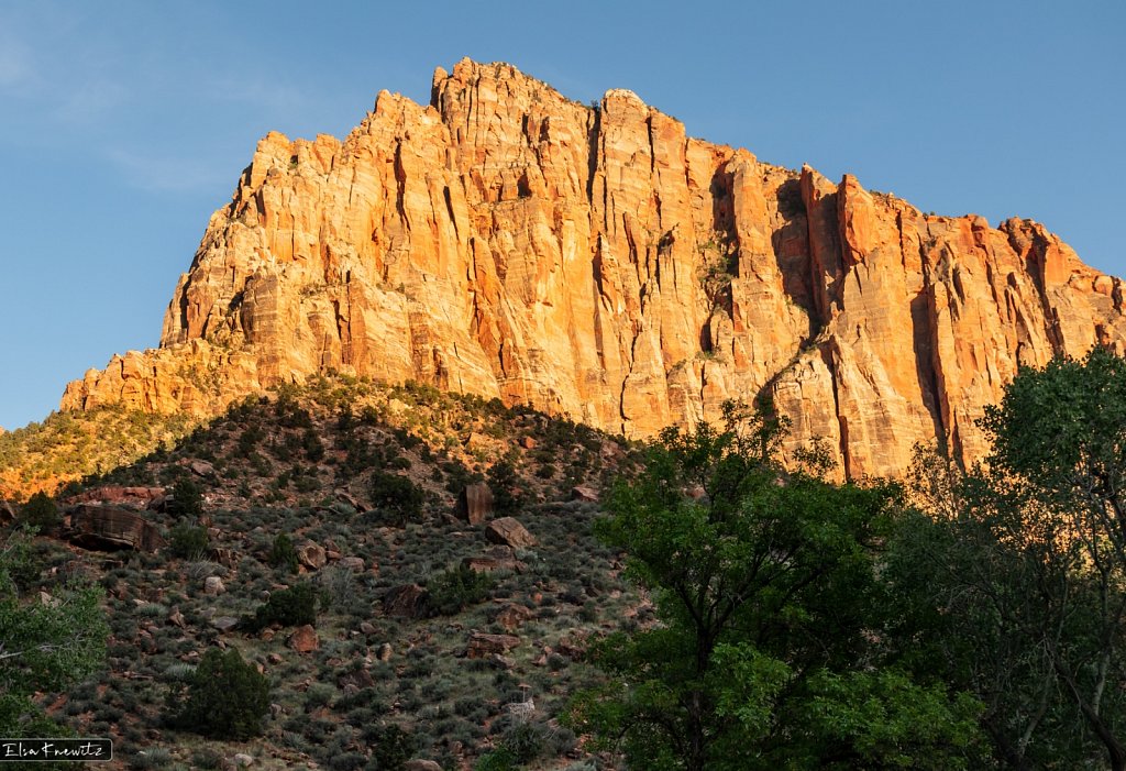 Sunset at Zion Park