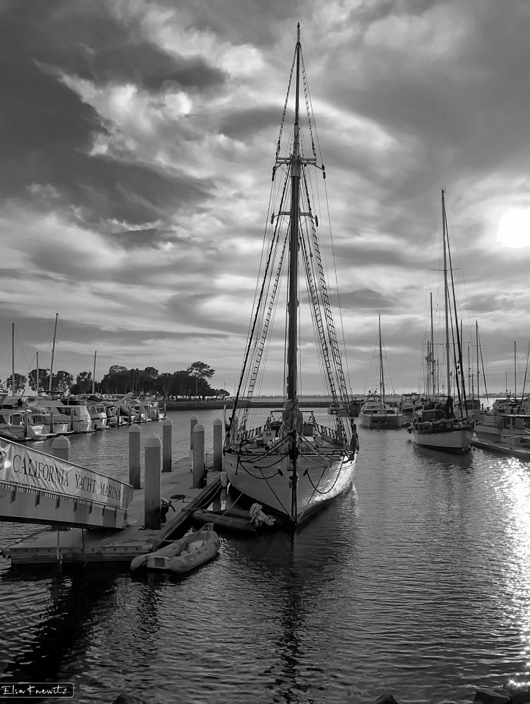 Sunset at the Marina