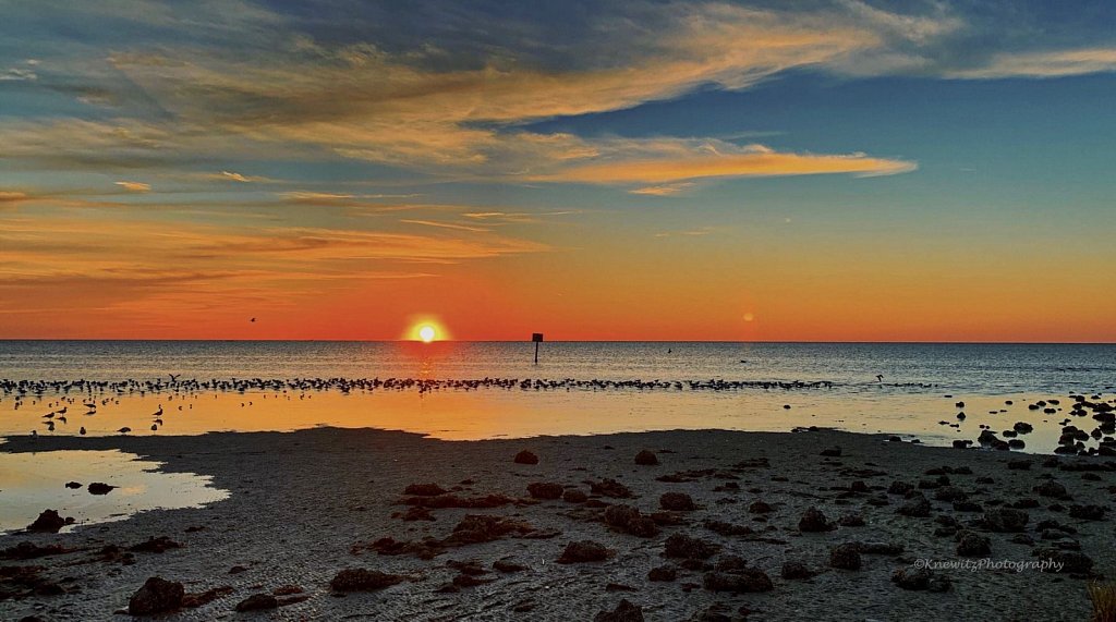 Nightfall at the Ocean