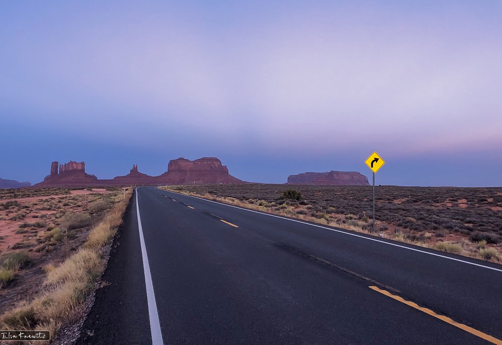 Blue Hour at Monument Valley
