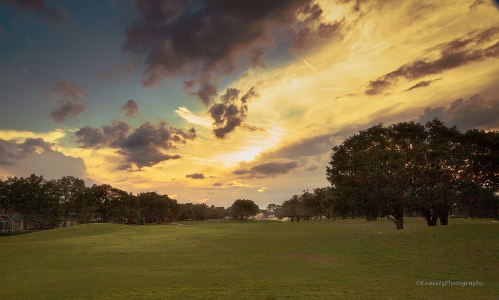 Yellow Evening Clouds