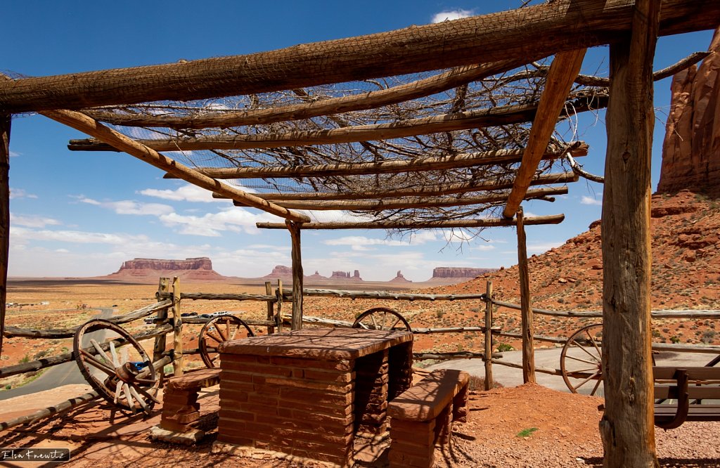View of Monument Valley